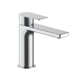 Miscelatore lavabo monoforo con scarico e finitura cromo