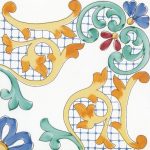 Palinuro Decoro Camerota 34x34 cm T.AB503 SUZ 1^Scelta Idea Ceramica