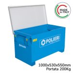 Cassone Porta Attrezzi Polieri 1000x530x550 mm Portata 200 Kg