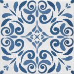 Aquarel decoro Vega Blu 15X15 cm 1^Scelta Tonalite
